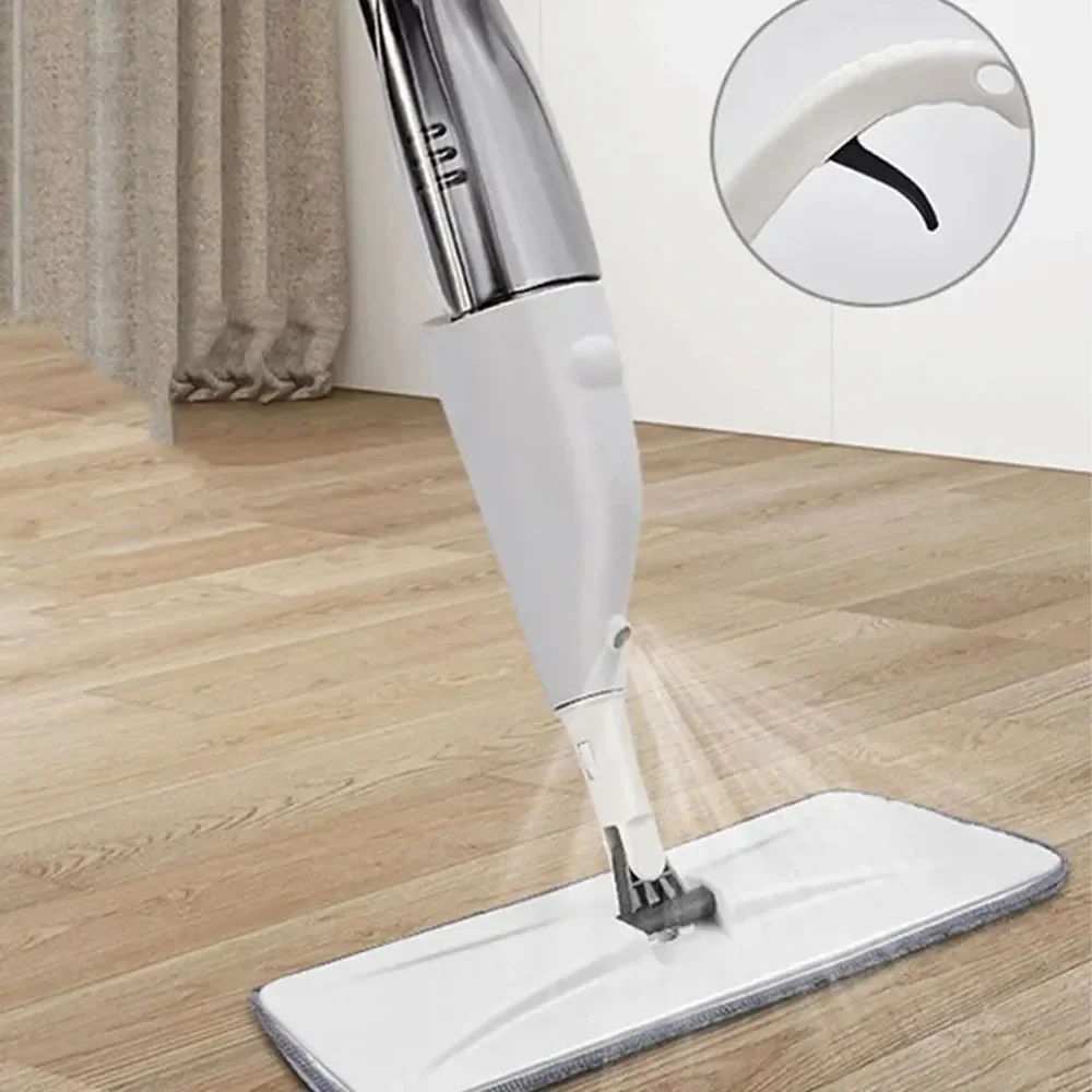 Multi-Angle Rotating Spray Mop - Dual-Use Wet & Dry Mop for Effortless Cleaning - Perfect for Bathroom, Bedroom, Kitchen