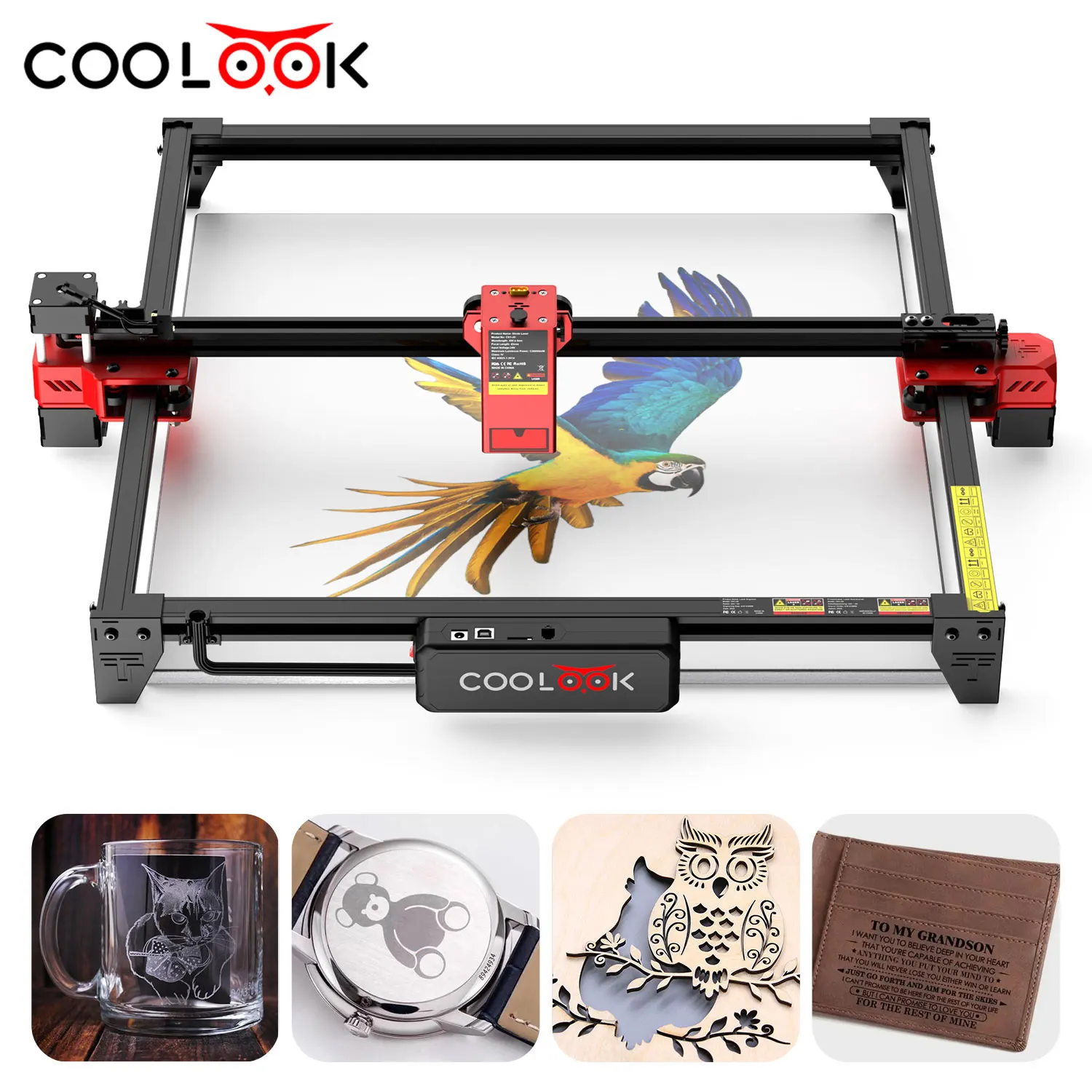 

CK1-20 Laser Engraver 22W Output Power Cutting Wood Acrylic Leather DIY Metal Laser Engraving Machine For Beginner Engraving