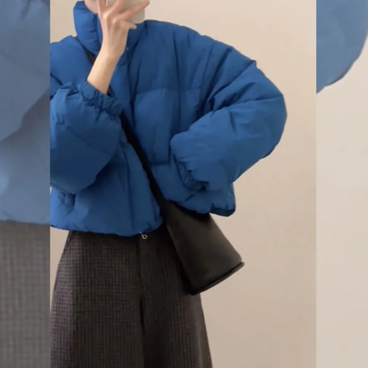 

2025 Winter New French Style Thick Warm Fashion Cotton-padded Jacket for Women