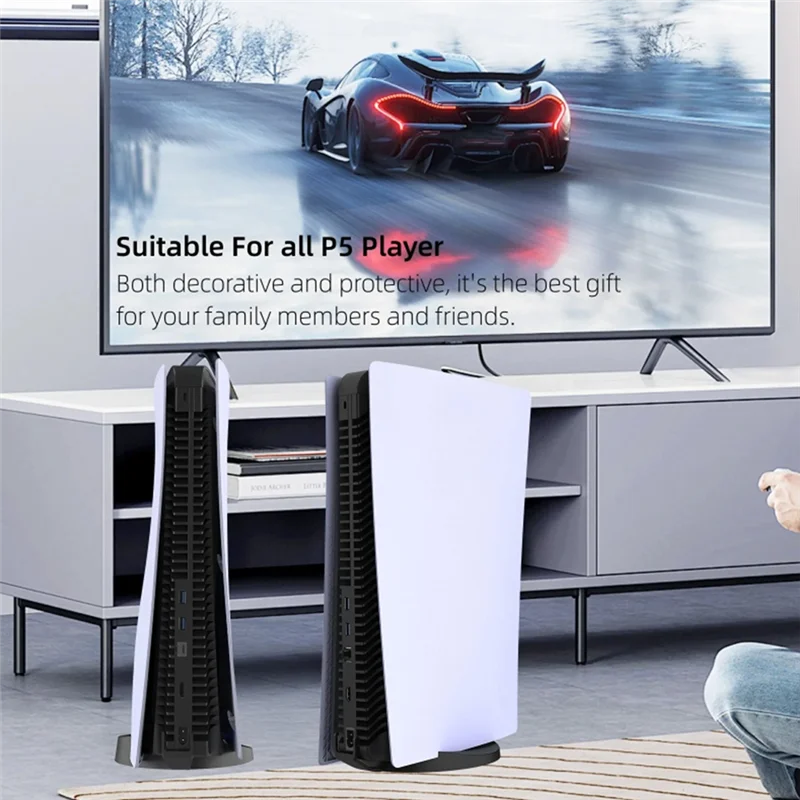 【2025 NEWLY】For Playstation 5 For PS5 Console Accessories White Cover Plate Replacement Side Panel Disc Edition