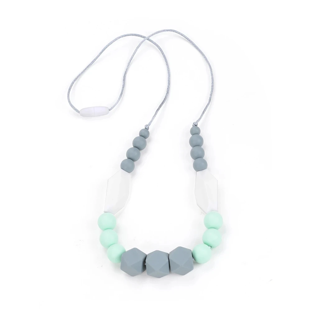 LOFCA Handmade Simple Chain Silicone Necklace Elasticity Rope Short Sweater Necklace Festival Jewelry