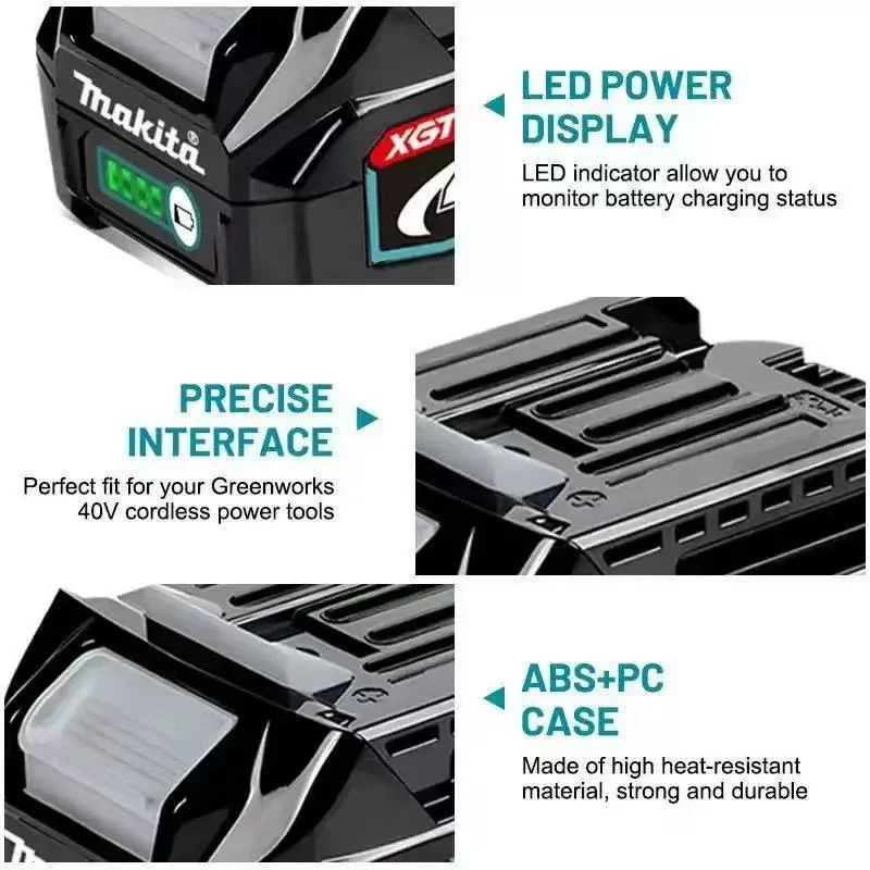 The Latest 40V 8000mAh Power Tool Battery for Makita Bl404 Bl4025 High Quality Large Capacity Long Life Lithium Battery