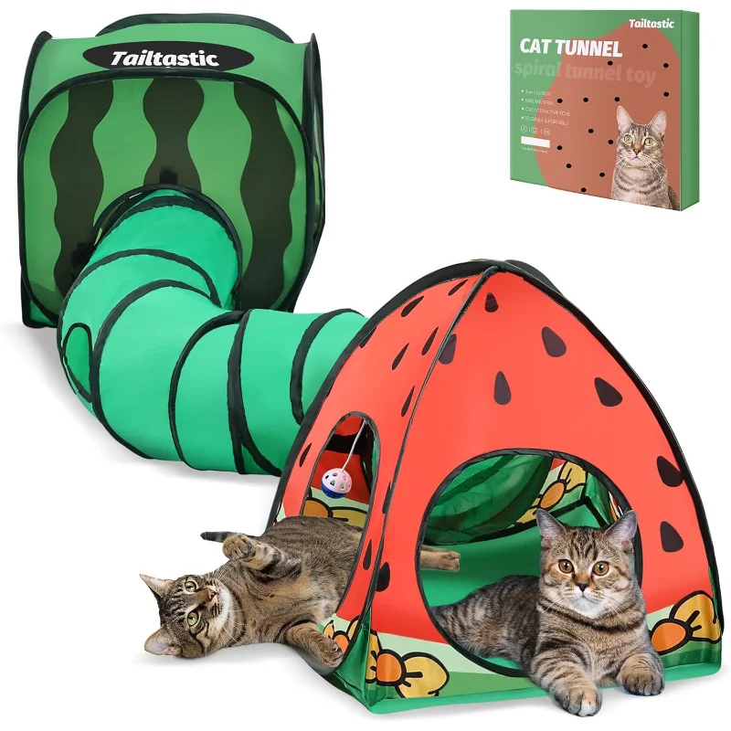 

Pet Tent Foldable For Cat Tunnels Cat Drills Cat Nests All Season Universal Cat Supplies Cat Accessories Cat Toys Portable
