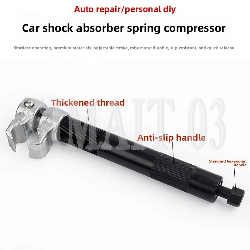 Coil Spring Compressor Tool | Strut Spring Remover for Shock Absorber | Suspension Dismantling Tool