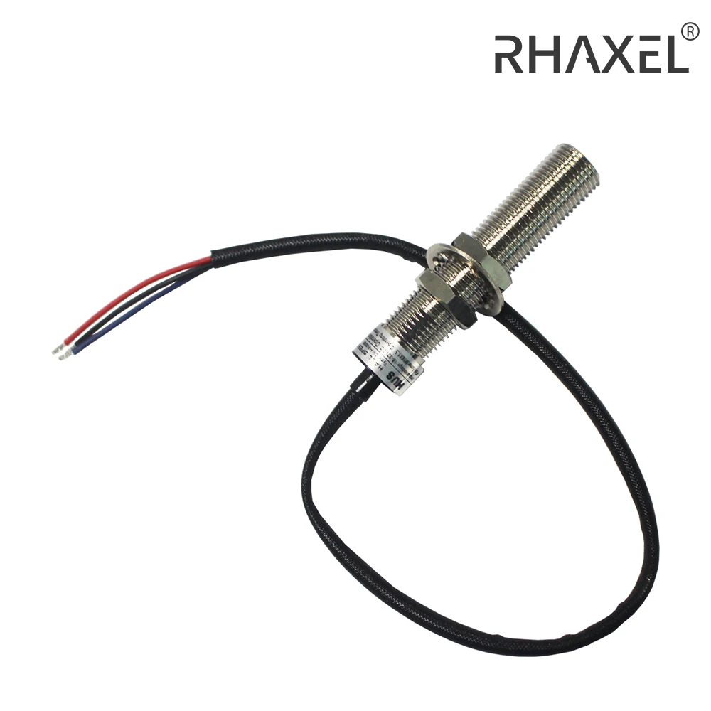 RHAXEL Holzer Tacho Sender 3-wire Speed Sensor M16X1.5 M18X1.5 for Speedometer Tachometer for Car Boat ATV Auto