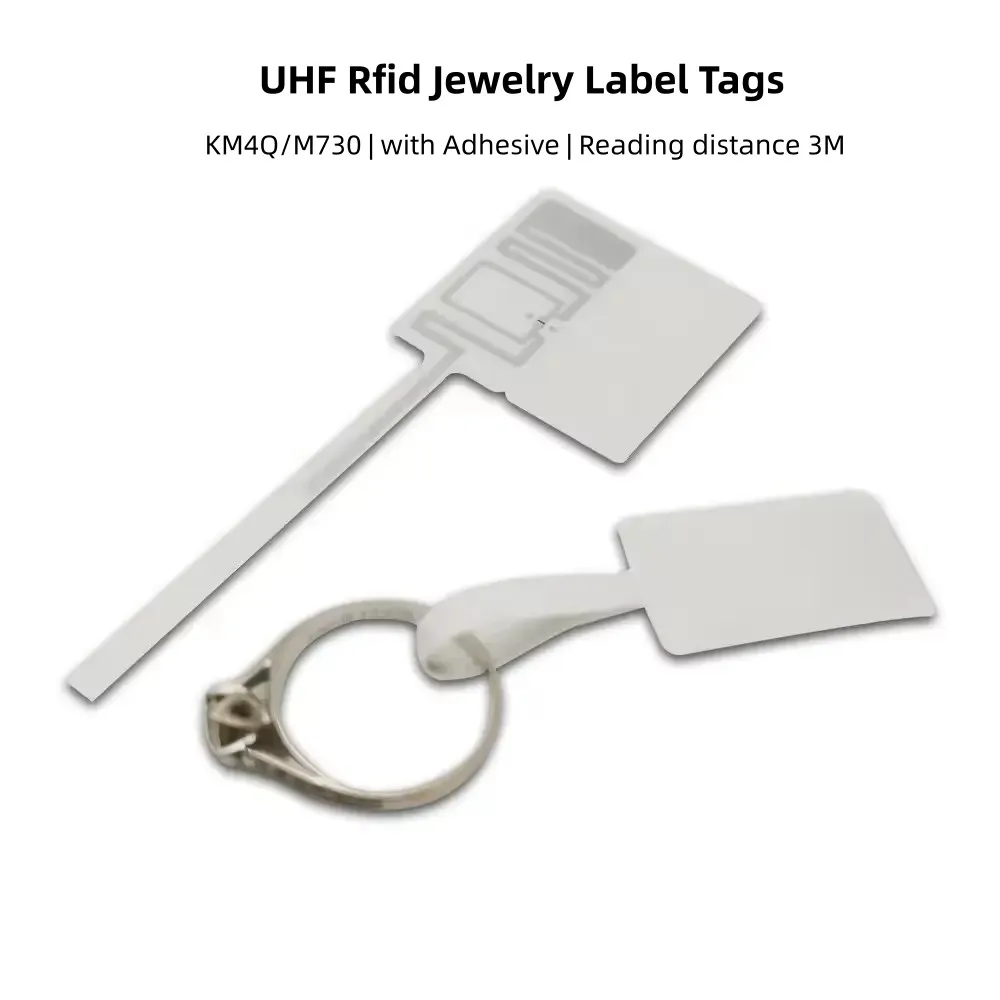 250 قطعة UHF Rfid نظام إدارة المجوهرات عن بعد PET مقاوم للماء UHF Rfid علامات تسمية المجوهرات #1