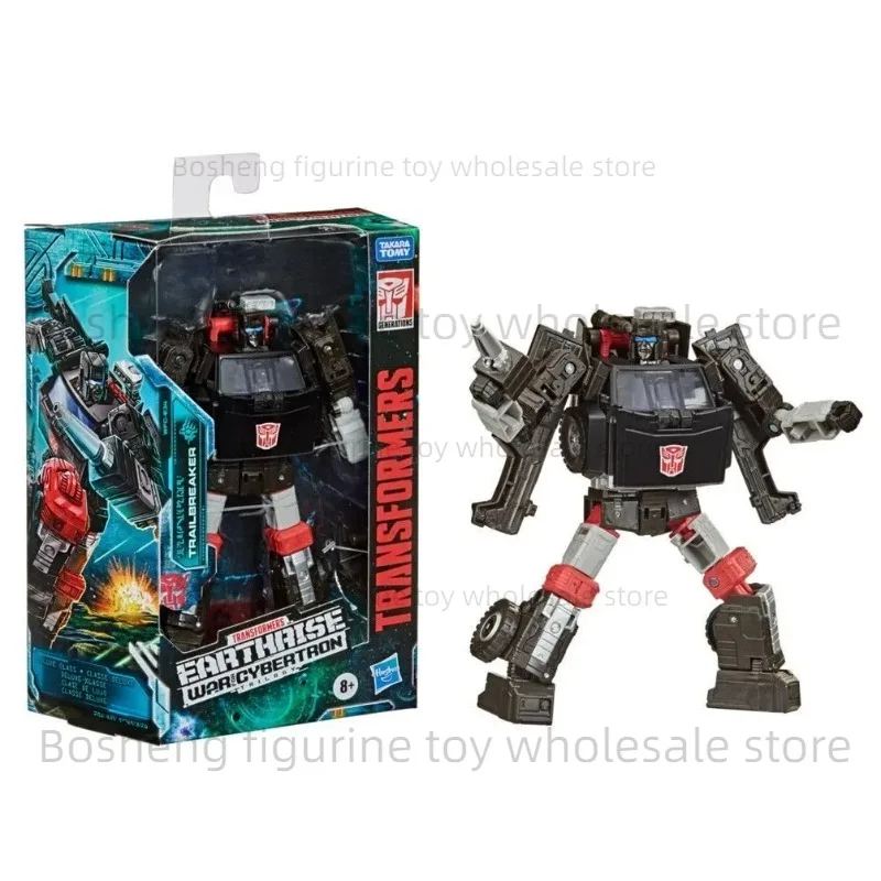 Na Stanie Transformowalne Figurki Earthrise WFC-E34 Deluxe Trailbreaker Figurka Akcji Robot Zabawka Kolekcjonerska Prezent Hobby