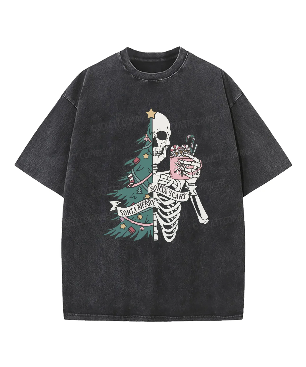 Halloween T-Shirt  Acid Washed T-Shirt Women Vintage Cotton T-shirts Streetwear Soft Mineral Tees Girl Loose t-shirt Tops Y2k