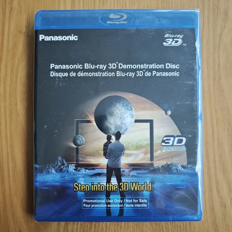 Panasonic 3D Blu-ray Demo Disc Brand New Original Sealed High Definition Video Test Disc for Home Theater System