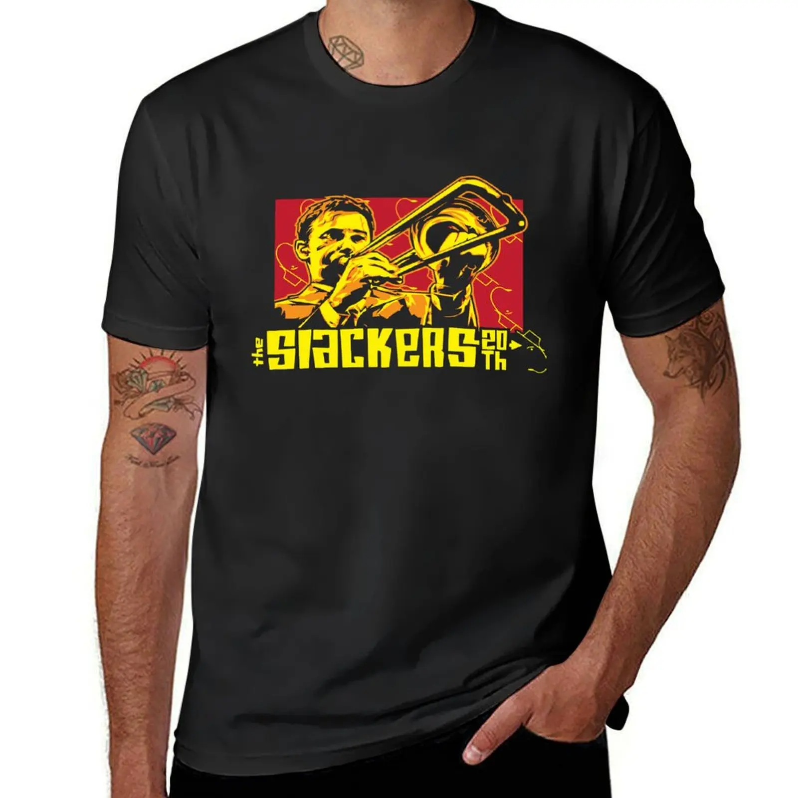 Slackers Birth Of Legend T-Shirt cute tops summer tops Aesthetic clothing summer clothes mens cotton t shirts