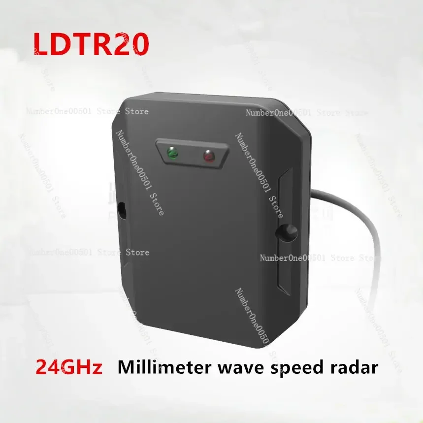 

LDTR20 Индикатор скорости Измерение скорости дорожного движения 24 ГГц Радарный модуль датчика миллиметровой волны Радар дорожного движения байонет 1 км/ч ~ 250 км/ч