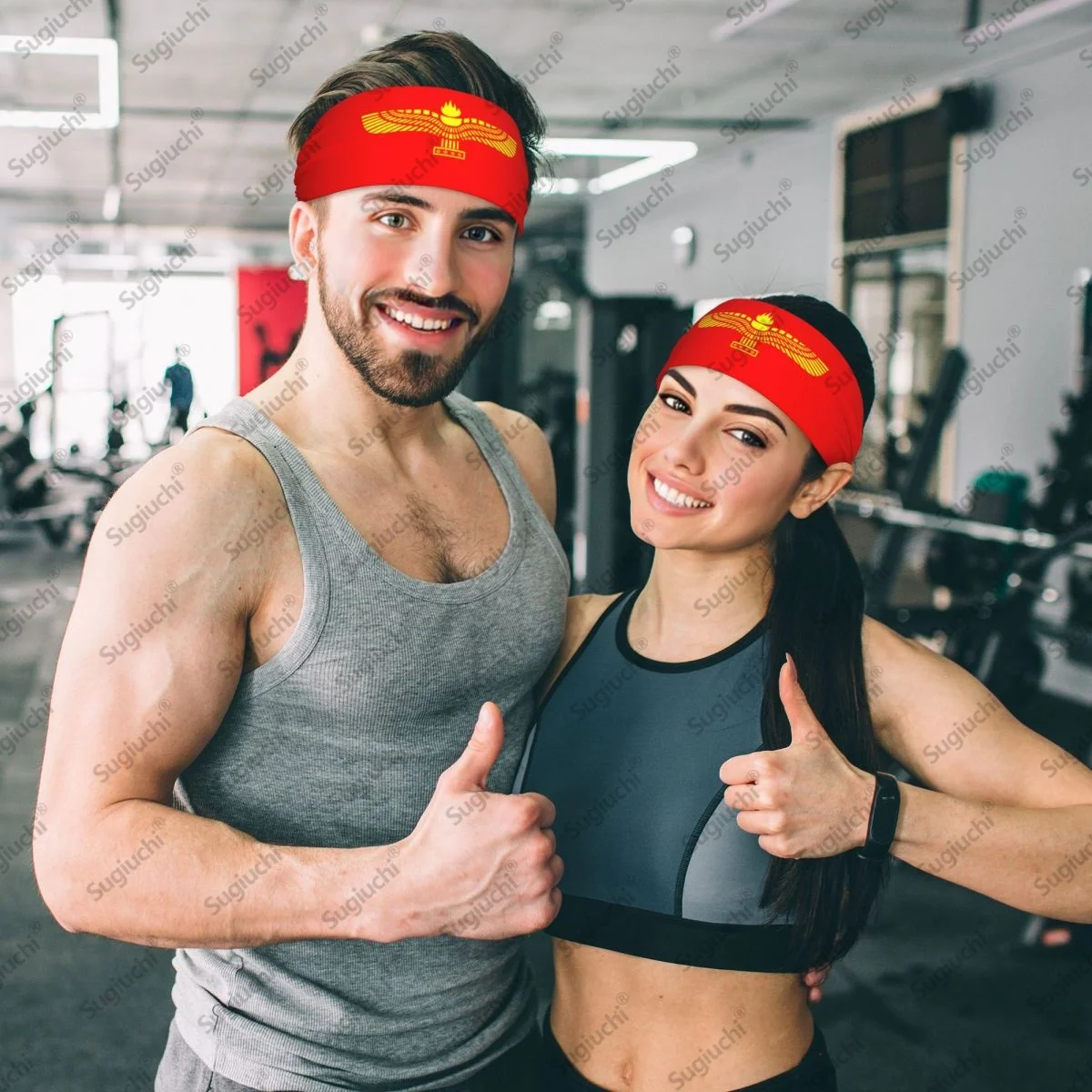 

2025 Aramean Aramic Syriac Flag Sweatband Women Men Moisture Wicking Syriac Aram Gym Headband for Cycling Yoga