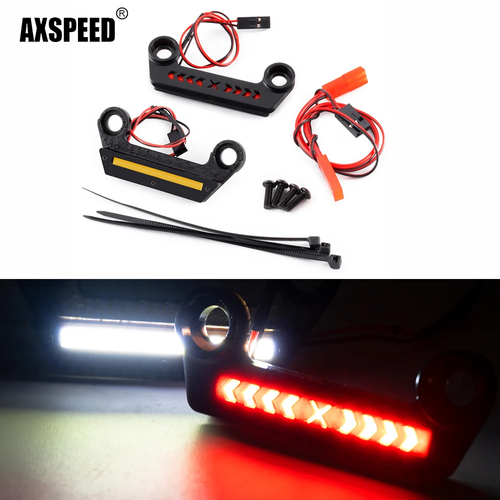 AXSPEED LED Front Rear Lighting System Headlight Taillight For Mini Maxx 2S 1/16 RC Buggy Car Lamp Upgrade Parts