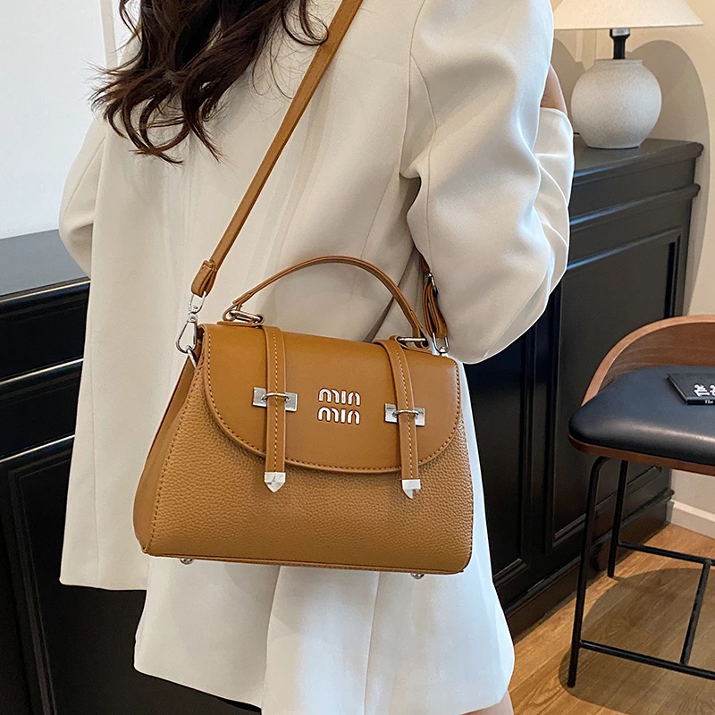 

Fashionable Leather Crossbody Bag For Ladies, Elegant Tote Bags By Famous Designer, Luxury Brand Shoulder Handbag