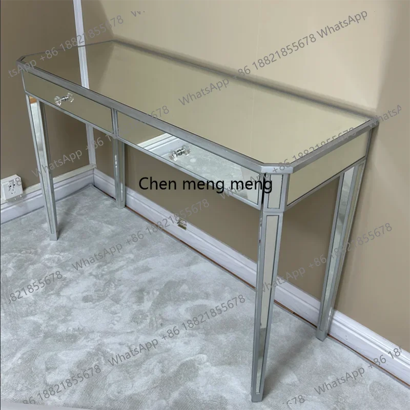 

Mirror dresser modern simple small apartment, makeup table, combination desk R