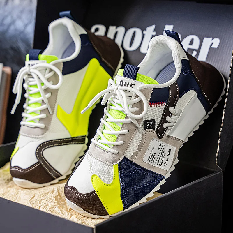 أحذية YRZL للرجال للتمرين، أحذية رياضية خفيفة الوزن قابلة للتنفس ومضادة للانزلاق، أحذية جري مريحة للمشي للرجال، تدريب رياضي في صالة الألعاب الرياضية #6