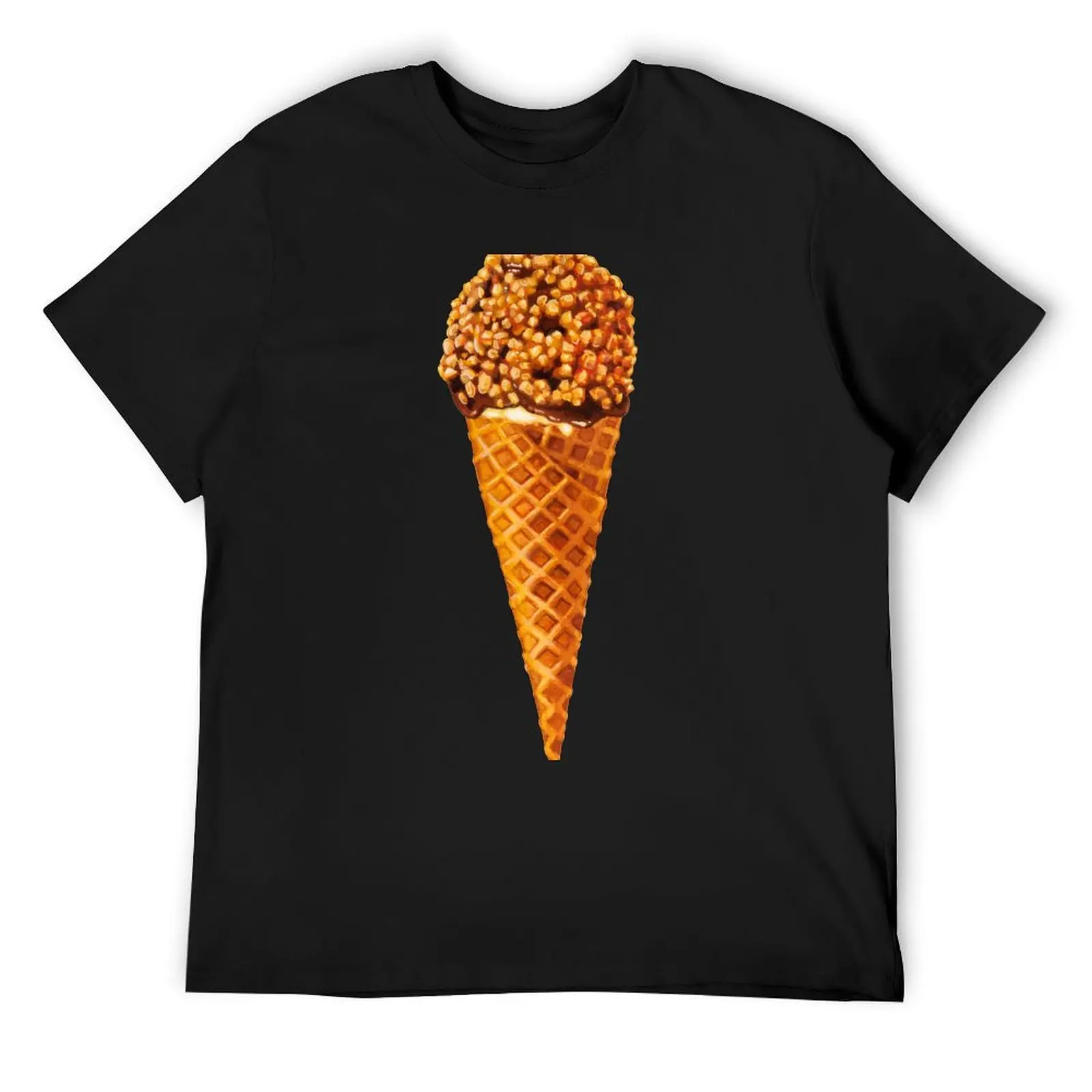 

Drumstick Ice Cream Pattern T-Shirt kawaii clothes sports fans boys animal print clothing for men