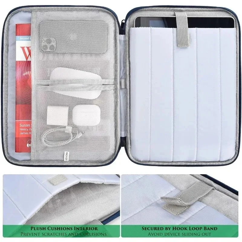 Nuevo organizador de documentos, carpeta Padfolio, soporte de negocios multifunción, bolsa para Ipad, maletín archivador de oficina, 11 pulgadas, 29x2x23cm
