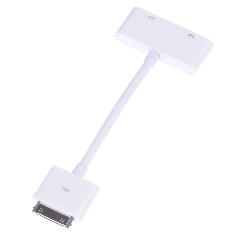 30 Pin To USB HD-MI HDTV TV Adapter Converter Cable for IPad 1 2 3 for IPhone 4 4s USA Digital AV 30-Pin to HD-MI Adapter