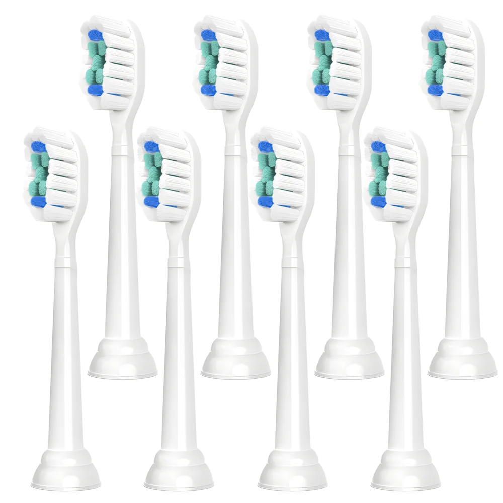 8pcs Replacement Toothbrush Heads Compatible with Philips Sonicare Electric Toothbrush Professional Brush Heads Refill 4100 5100