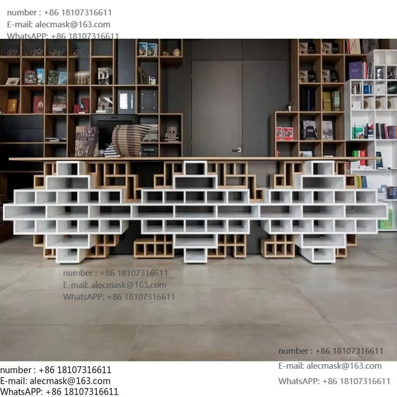 

French Bookcase Bookstore Bookshelf Metal Library Bookshelf