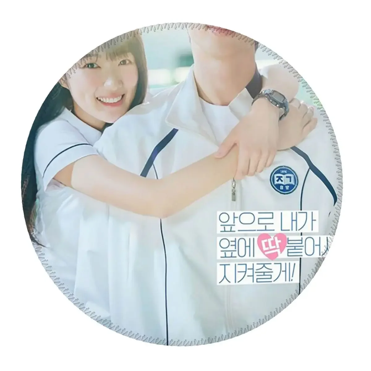 Lovely Runner Kdrama Poster Round Mouse Pad Computer Keyboard Mouse Mat Gamer Laptop Desk Mat Office Table Mats