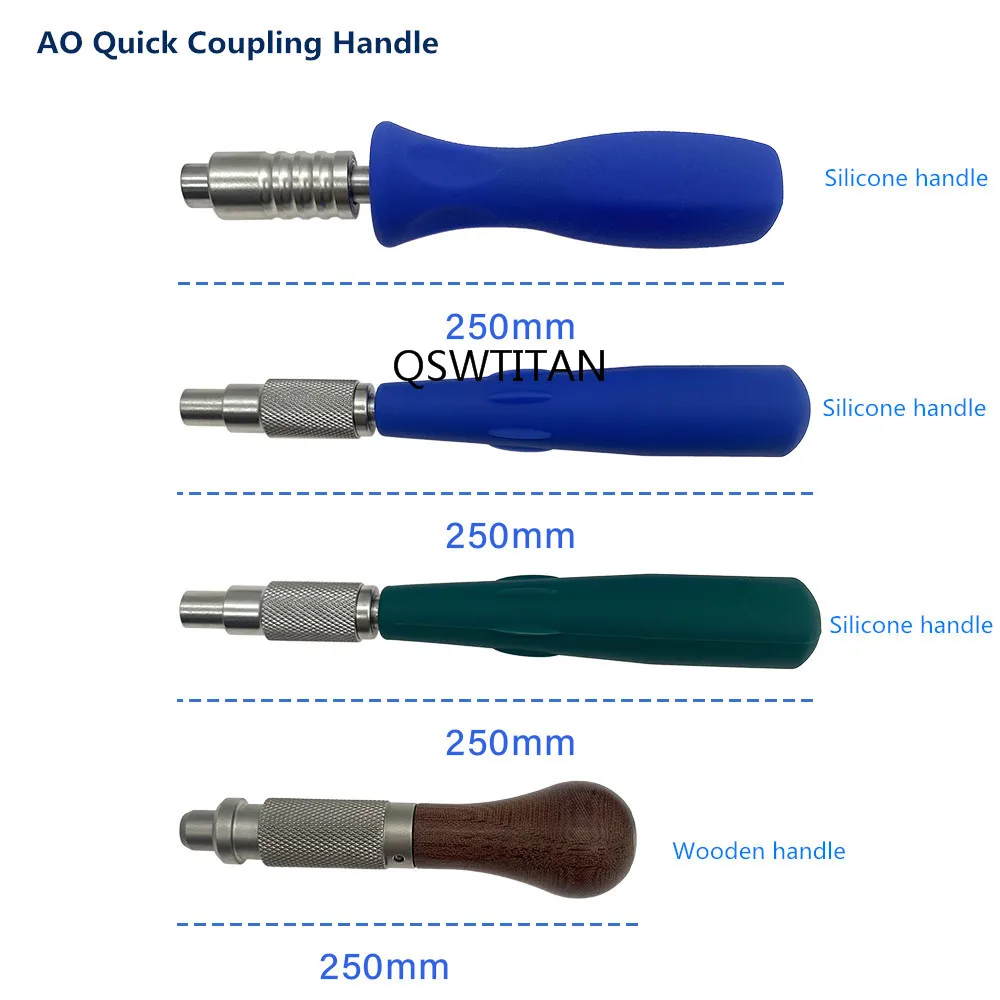 Bone drill AO Quick Coupling handle and AO drill bits Veterinary Orthopedic Surgical Instrument