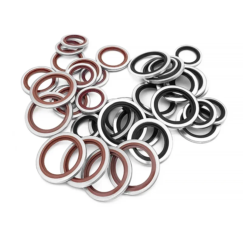 Sealing Washers and O - Rings Suitable for G1/8 - G2 Specifications, and Oil - Drain Plug Gaskets Made of Carbon Steel