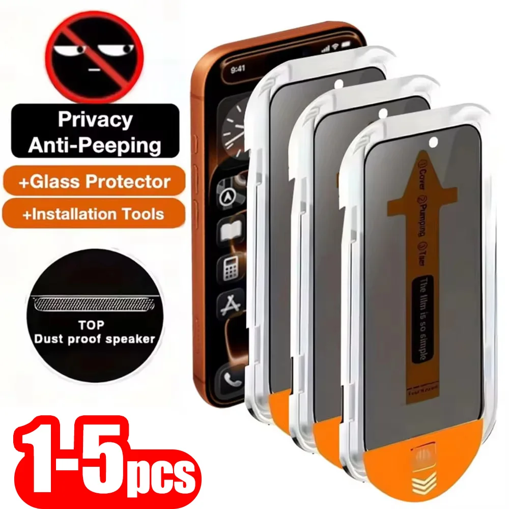 1-5PCS Privacy Screen Protector For Samsung Galaxy A57 5G A17 A16 A56 A37 A36 A55 A54 A15 A14 A13 A53 A35 A34 Tempered Glass