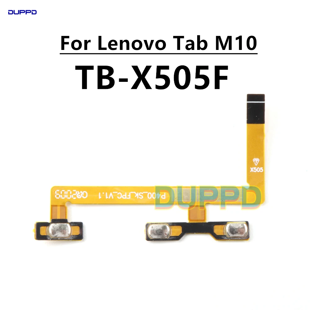 For Lenovo Tab M10 TB-X505F TB X505M TB-X505L X505 Power On Off Volume Switch Side Button Key Flex Cable