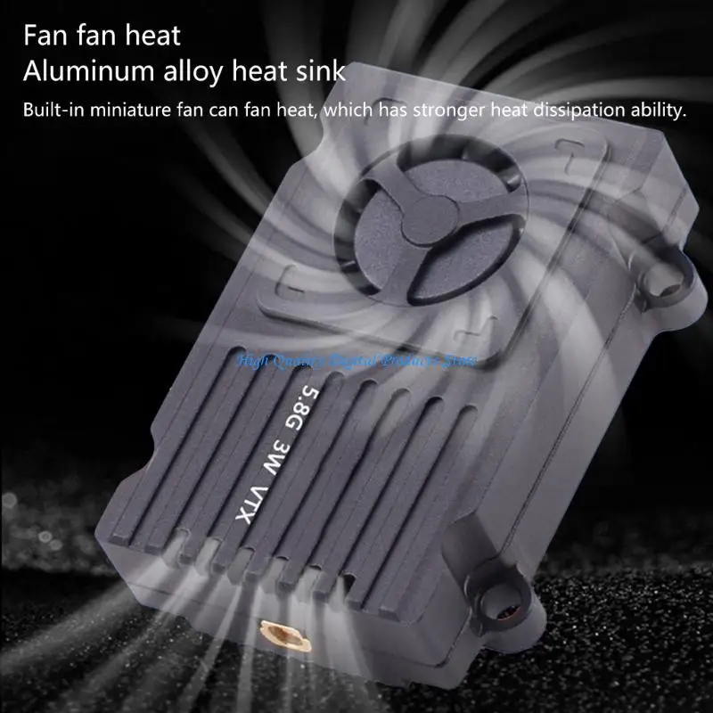 

U2JE 5.8G 3W Video Transmitter Wide Coverage with 48Channel for Professional Aircrafts Videography Highly Stability