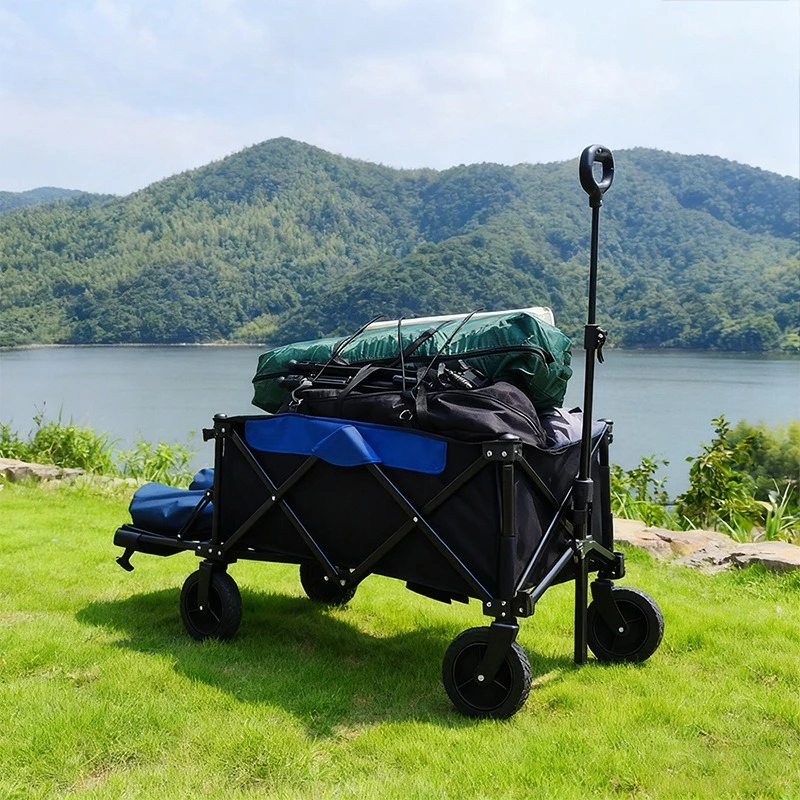Outdoor camper stackable cart oversized picnic cart portable