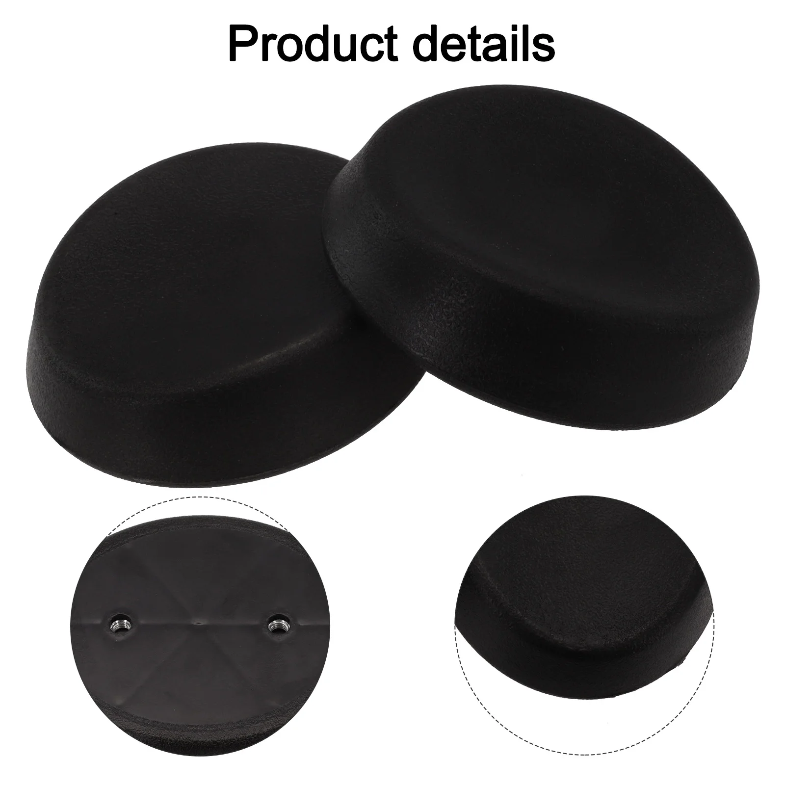 

2pcs Indoor Bike Armrest Pad for Stationary Exercise Bikes Cycling Machines with PU Cushion Layer and Plastic Backing