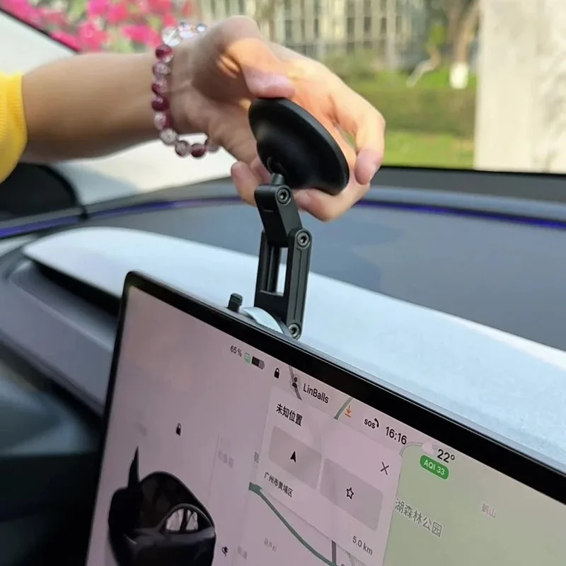 

Magnetic Car Phone Holder Foldable Extendable Bracket with Suction Cup Universal 360 Rotation Hands Free Navigation Stand 2025