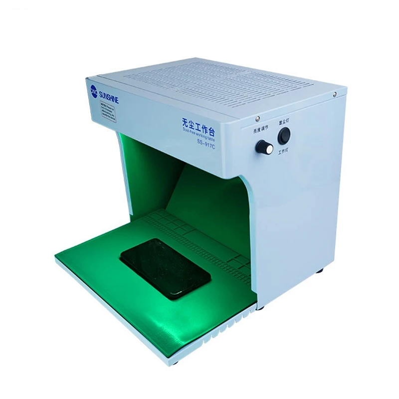 Dust free workbench, mobile phone screen press fit, screen replacement, dust-free filtration and purification table