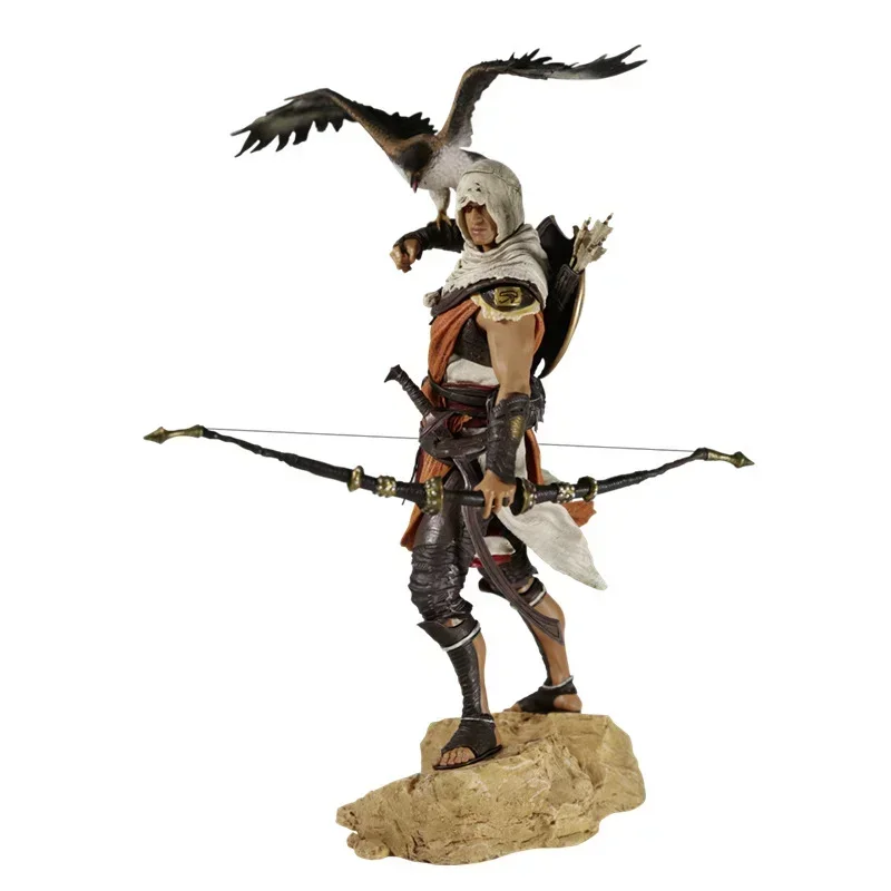 Assassins Creed Aya Bayek Altair Connor Action Figure Pvc Statue Character Collection Model Desktop Ornament Kids Toy Gifts