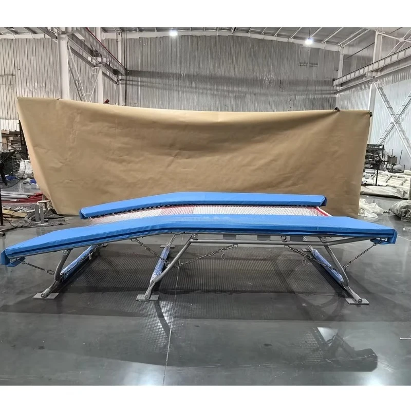 Trampolin Mini Ganda Profesional Berkualitas Tinggi untuk Olahraga & Hiburan