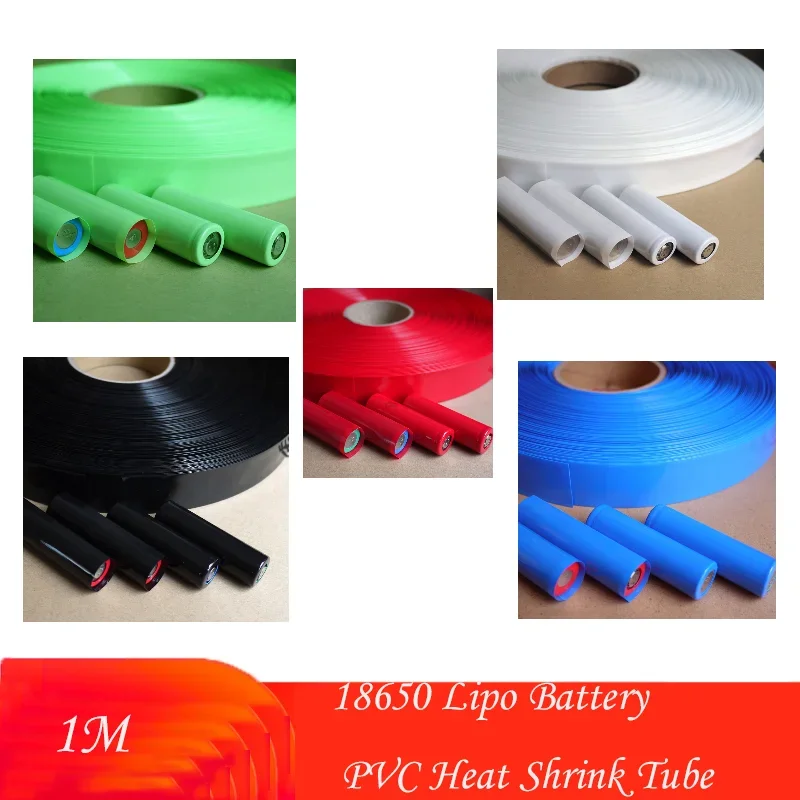 1M 18650 Lipo Battery PVC Heat Shrink Tube Film Sleeves Pack Width 85mm ~ 350mm Insulated Film Wrap lithium Case Cable Sleeve