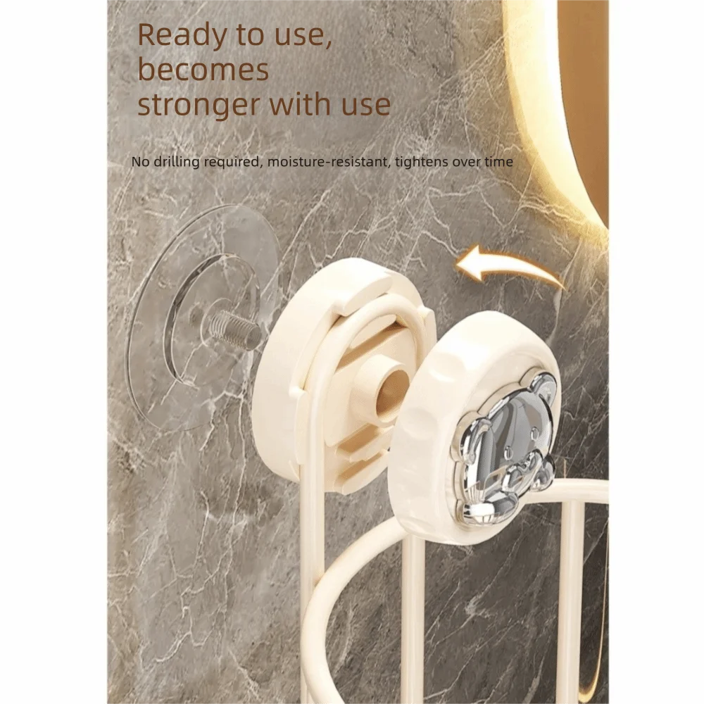 

Настенный держатель для бумажных полотенец на присосках, экономящий место, без сверления, с большой вместимостью, органайзер для туалетной бумаги