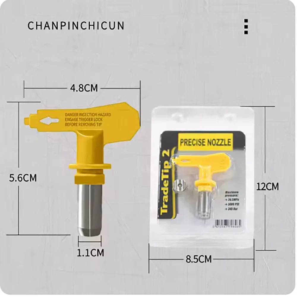 Spray Tip For Various Spraying Useful Reversible Tungsten Steel Paint Spray Tip Nozzle Home Garden Tool Paint Spray Tip Nozzle