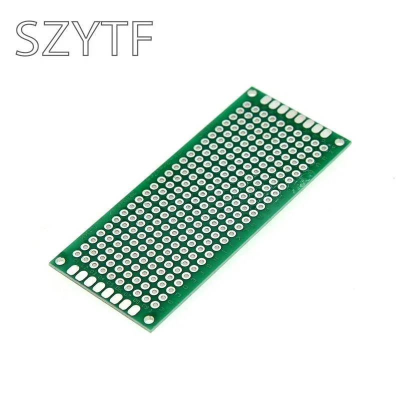 5pcs/bag Two-sided  HASL 3 * 7CM Breadboard /  Thick 1.6MM Glass Material 2.54mm Universal Plate