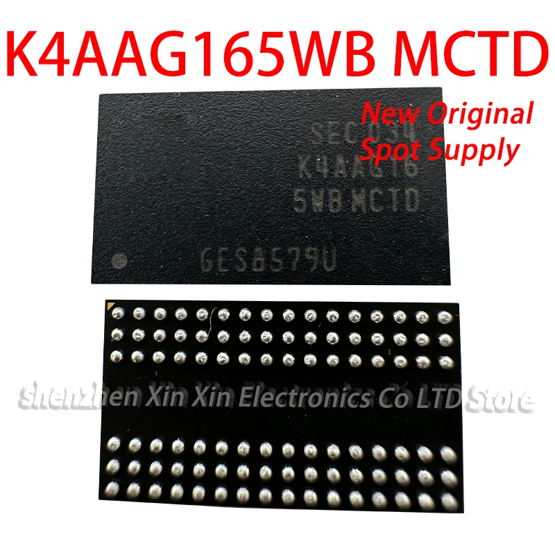 (1piece)100% New K4AAG165WB-MCTD K4AAG165WB-MCRC K4AAG165WB-MCPB  K4AAG165WB-BCWE K4AAG165WA-BCWE  BGA Chipset