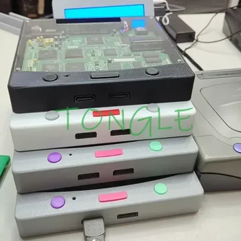 Console di gioco Saturno trasparente dedicata Saroo, host senza disco SS fai-da-te, caricatore di schede SAROO, esclusivo per giochi SS Saturn, nuovo