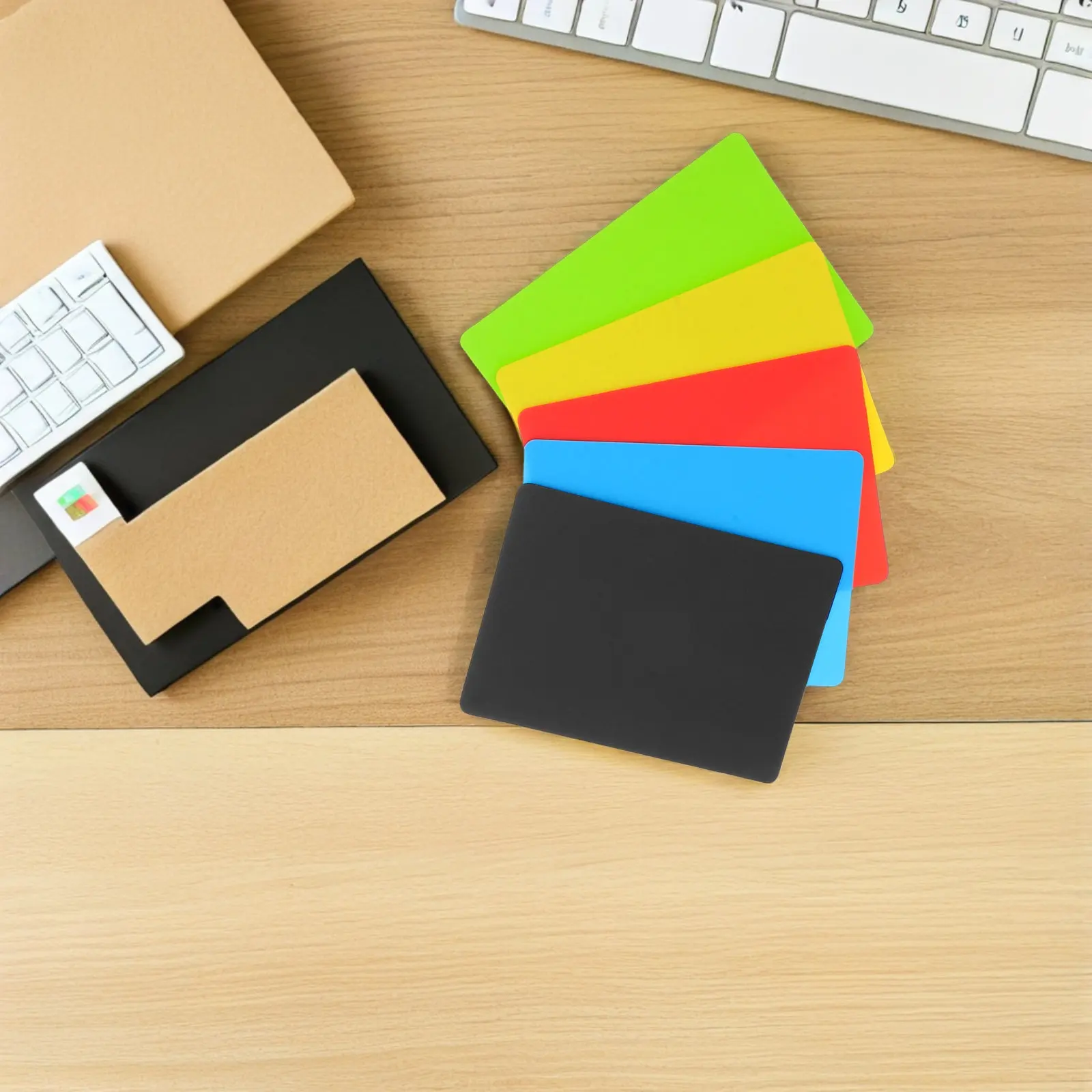 Blank Key Tags Decorative Colorful Matte Label Cards Office School Supplies Organizing Stationery 72Pcs view 4