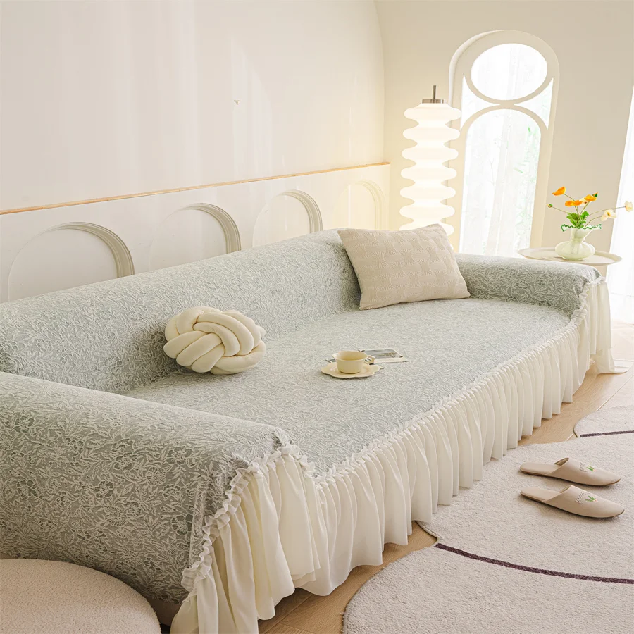 Four Seasons Universal 2025 New Style Sofa Cover Light Luxury Advanced Feeling Blanket One Whole Full Cover Sofa Towel