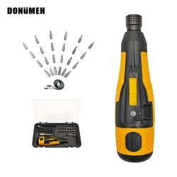 Mini Cordless Electric Screwdriver Rechargeable Lithium Battery Two-way Switch  Power Tools Household Maintenance Cordless Drill