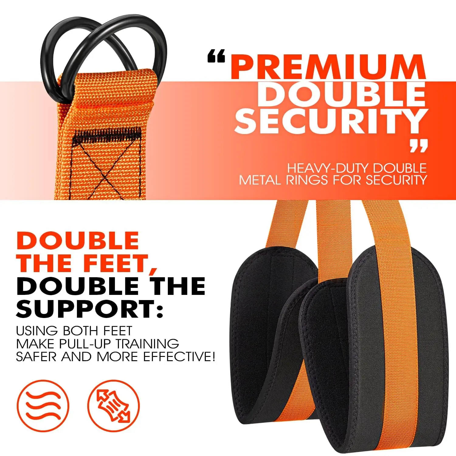 Picture 5: Pull Up Assistance Bands, Heavy Duty Resistance Band for Pull Up,Knee Rest, Bands for Pull Up Assist for Strength Training