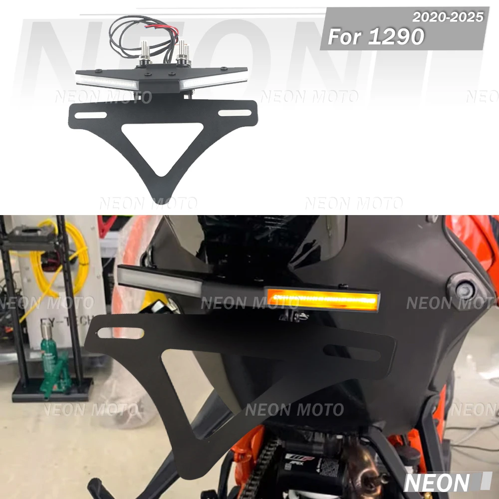 

NEW For 1290 2020-2025 Rear Tail Tidy Fender Eliminator Kit License Plate Holder Bracket Kit