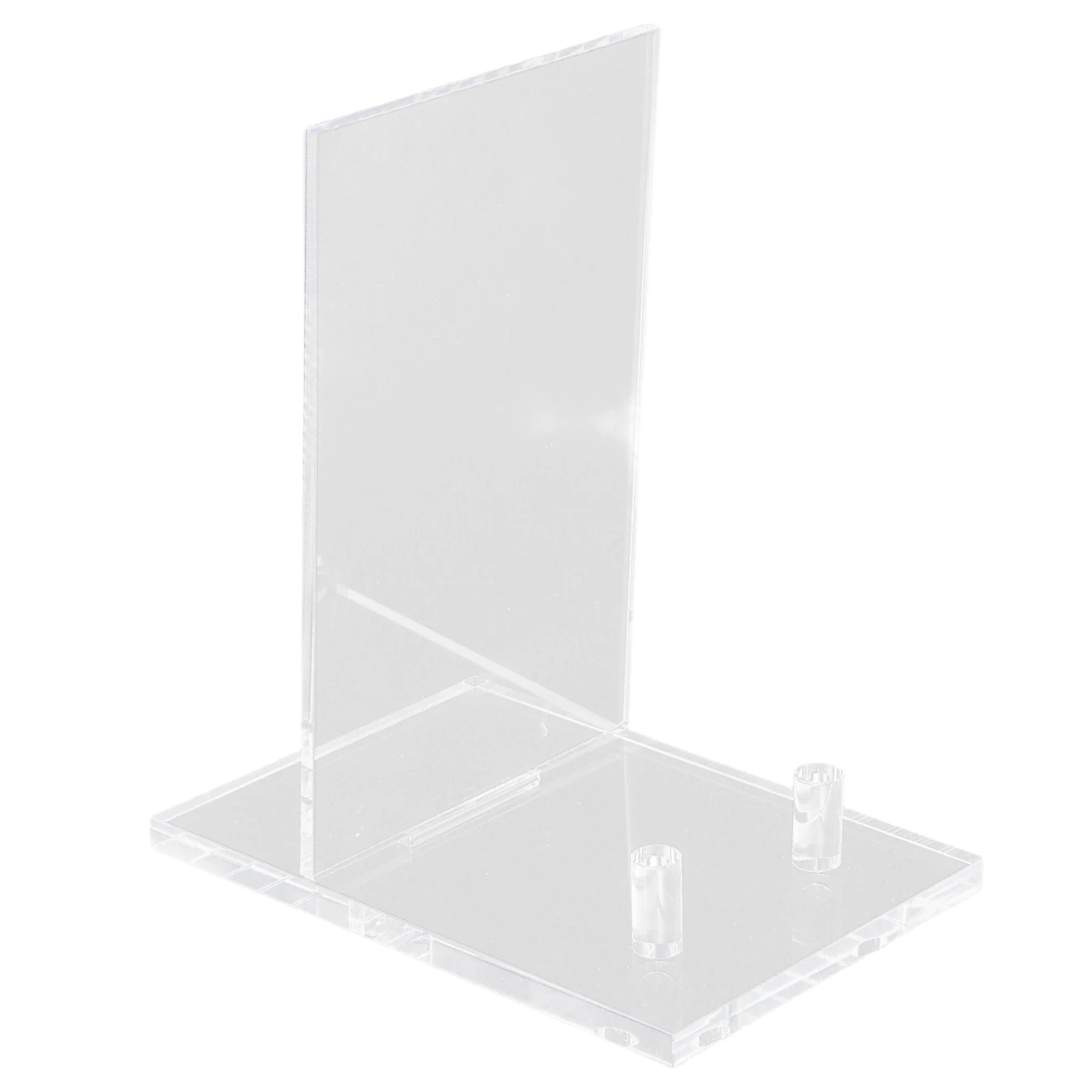 

Clear Acrylic Frame Stand Bookshelf Display Easel Holder Stylish Home Picture Frame Holder Stand Office Plastic Storage