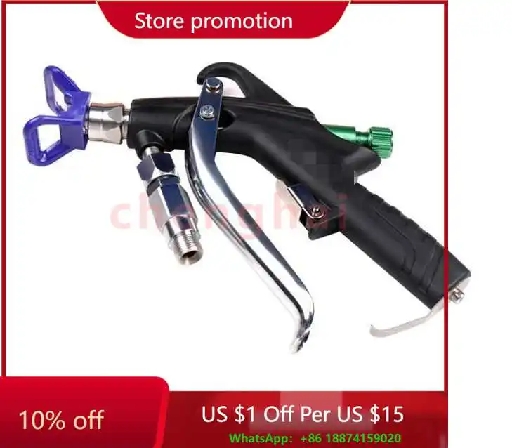 

5000PSI High Pressure Airless Paint Sprayer Spray Gun 911 With Tip and Tip Guard